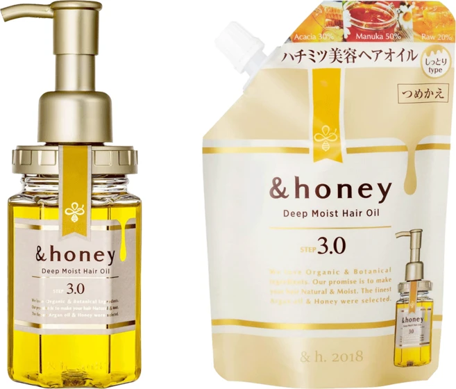 and honey 앤허니 딥모이스트 헤어 오일 100ml+리필 75ml 세트, 1개, 175ml - 쿠팡