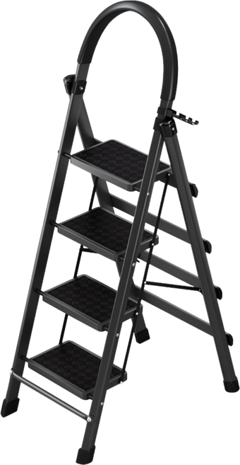 折疊梯 人字梯 A字梯 工作梯 安全扶手 家用梯, 1個