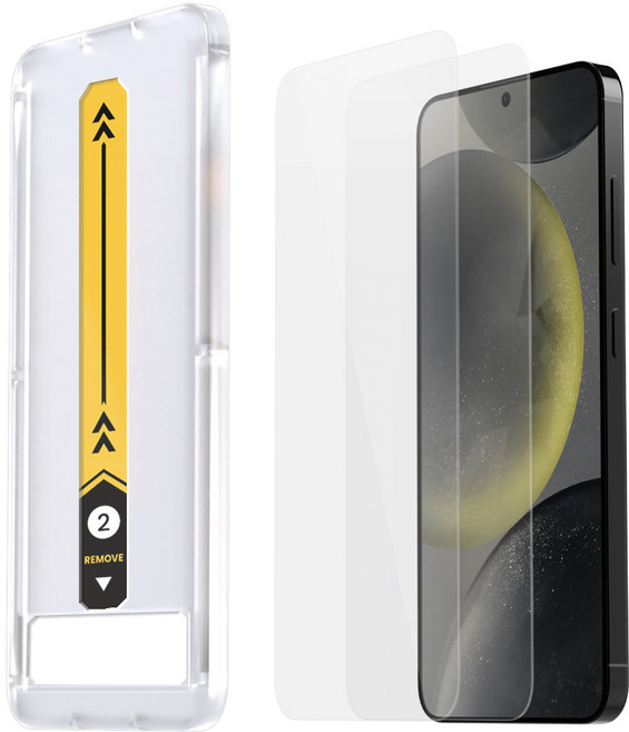 제트스킨 쉽게 붙이는 9H 강화유리 액정보호필름 2매 + 가이드툴, 1세트