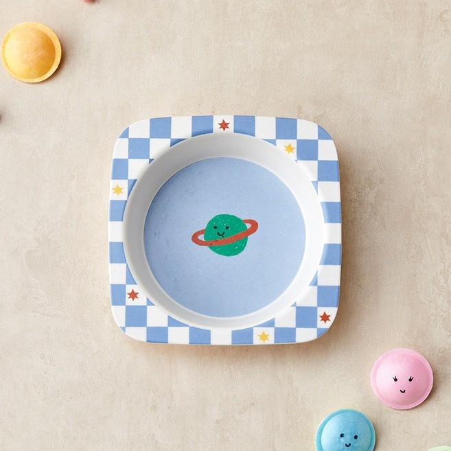 모던하우스 애니멀힐즈 투더문 뱀부파이버 씨리얼볼 베어 KI0223008, 단품, 1개