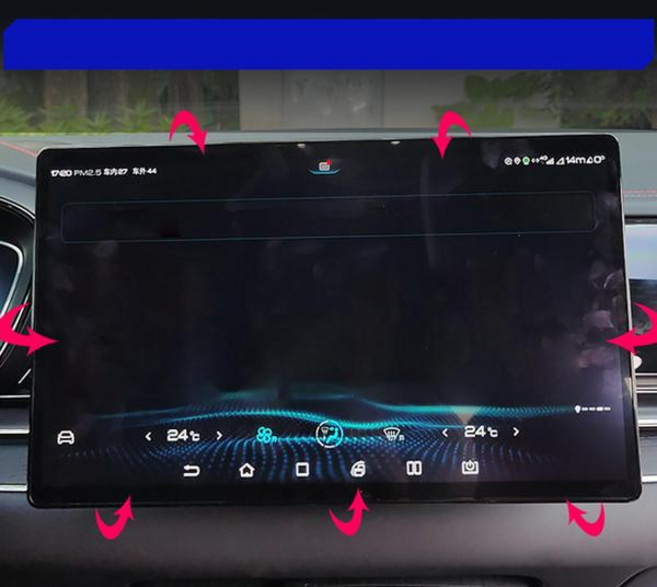 터치패널 스크린 회전 홀더 액세서리 중앙 콘솔 차량 Byd Atto 3 2018 용 안정적이고 내구성이 좋은 GPS 스탠드, Style C, 1개