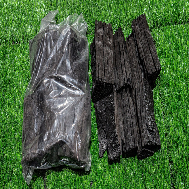 프리미엄 백탄 비장탄 캠핑 고기 바베큐 참숯 개별포장 1KG X 10개, 1박스, 10.1kg