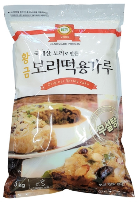 보리채움 무설탕 황금보리떡용가루3kg, 3kg, 1개