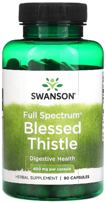 스완슨 블레스드 시슬 Blessed Thistle 400mg 캡슐 90정, 1개 - 쿠팡