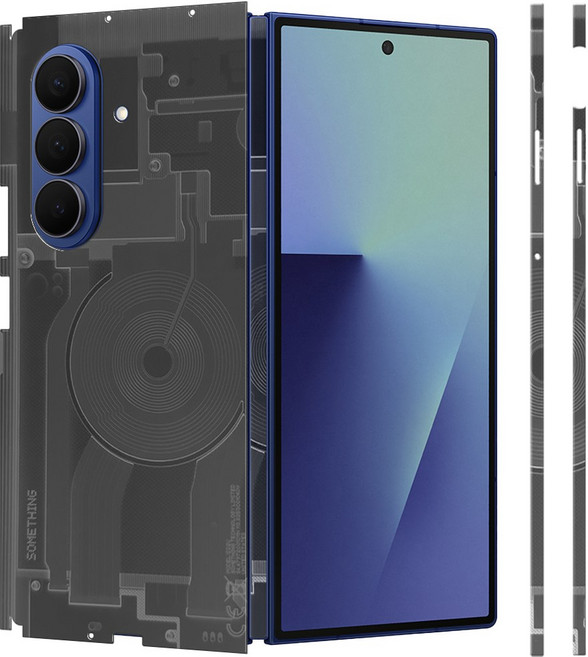 폴드7 인사이드뷰 측후면 일체형 사이드 보호필름, 1개