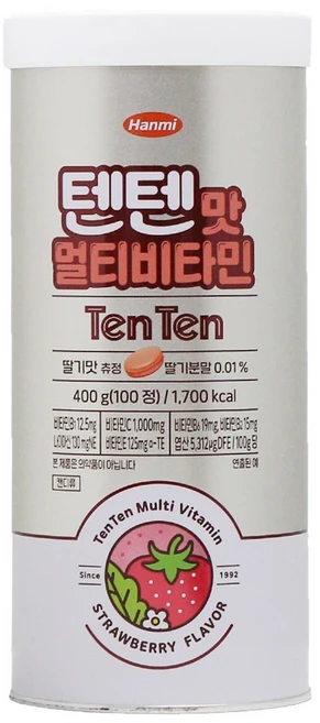 한미 텐텐맛 멀티비타민 100정, 1개 - 쿠팡