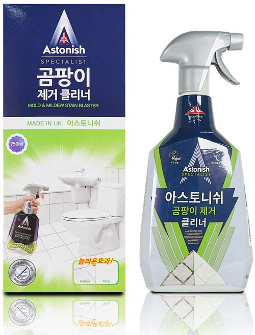 아스토니쉬 곰팡이제거제 스페셜리스트 영국본사생산정품, 옵션1, 1개, 750ml