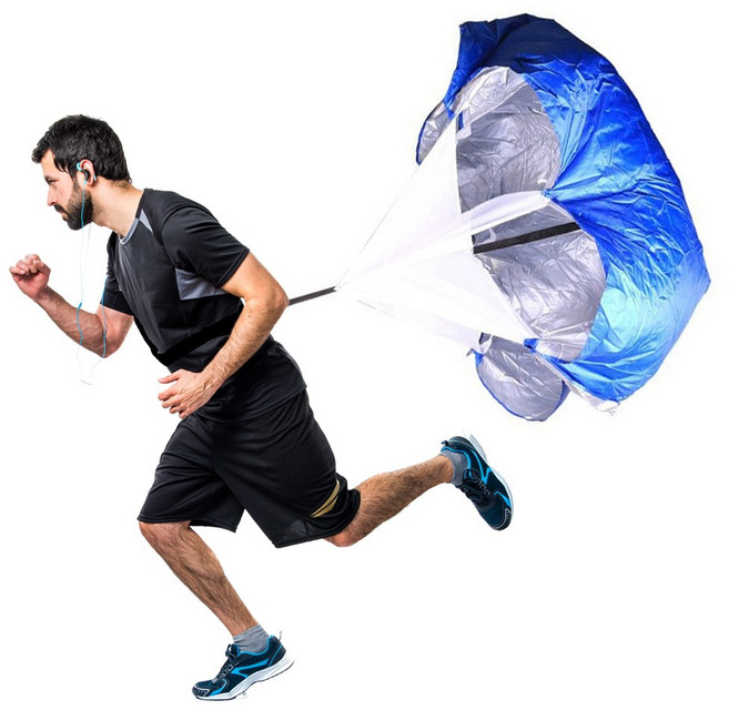 낙하산달리기블루 체육대회 운동회 단체게임 도구