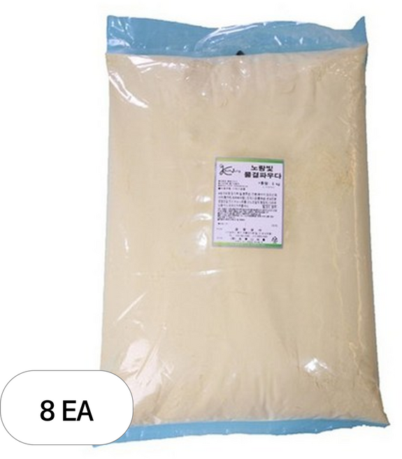 뫼루니식품 노랑빛 물결파우다, 5kg, 8개