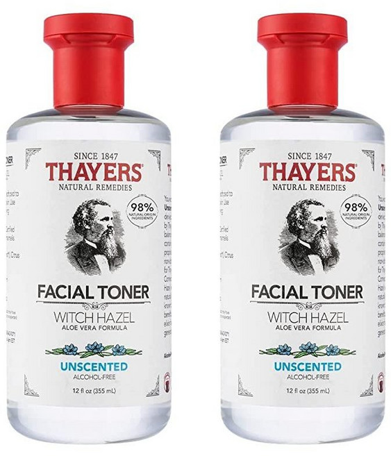 세이어스 위치하젤 토너 355ml 무향 2팩, 2개