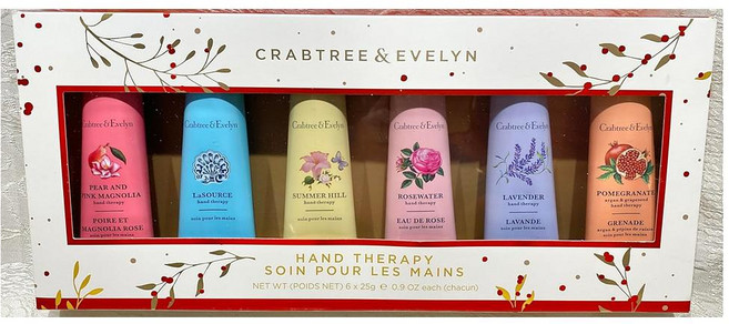 크랩 트리 앤 에블린 핸드 테라피 세트 25g 6개입 Crabtree & Evelyn Hand Therapy 6-Pack (0.9 oz Each), 6개