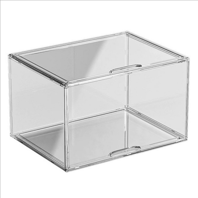 clever 책 보관 투명 박스, 클리어, 1개