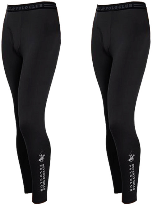 비버리힐즈 폴로 초극세사 기모 보온 타이즈 2종세트 남성용