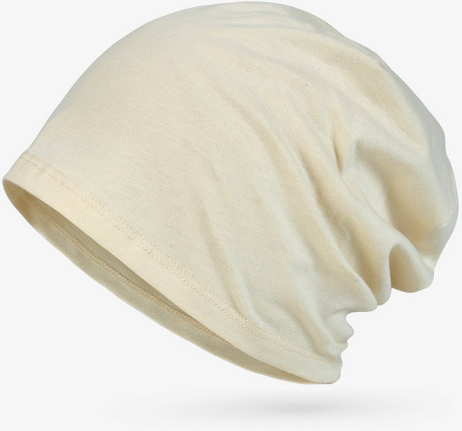 100%면 홀겹 두건 모자