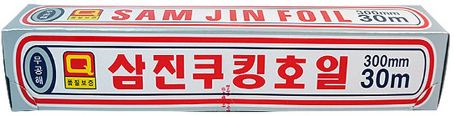삼진 쿠킹호일 30cm*30M 은박지 호일 알루미늄, 30m, 10개