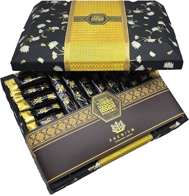 한국인삼유통공사 (3324) 고려홍삼정과 프리미엄 3호 + 금보자기, 1.2kg, 1세트