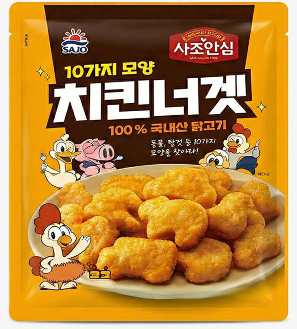 대림 사조안심 치킨너겟 420g, 1개