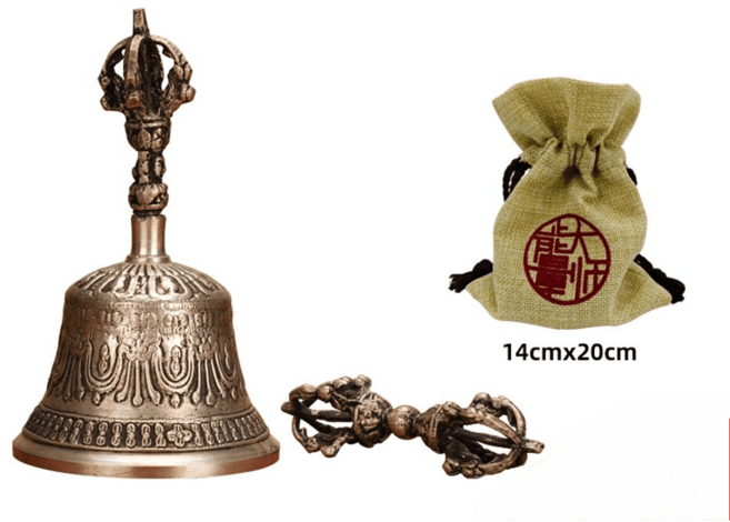 띵샤 명상종 싱잉볼 요가종 네팔 명상용품, D, 1개