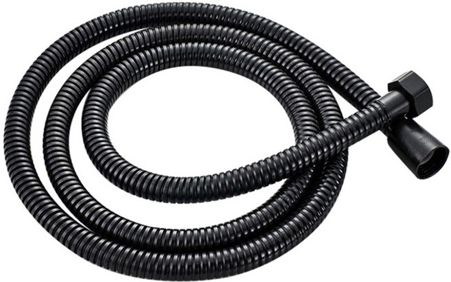 줄꼬임방지 스텐 샤워기 호스 교체 샤워줄 내구성 튼튼한 오래쓰는, 1개, 블랙