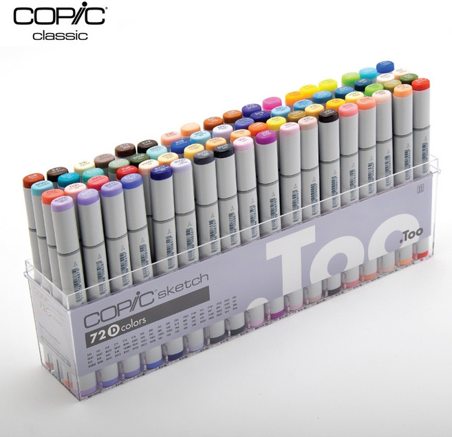 코픽 스케치마카 72컬러 세트(5종 택1) 학생/디자이너/건축가 전문마카, D세트, 1개, 72색