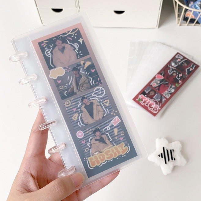 마이채채 인생네컷 포토카드 앨범 바인더, 10매, 1칸