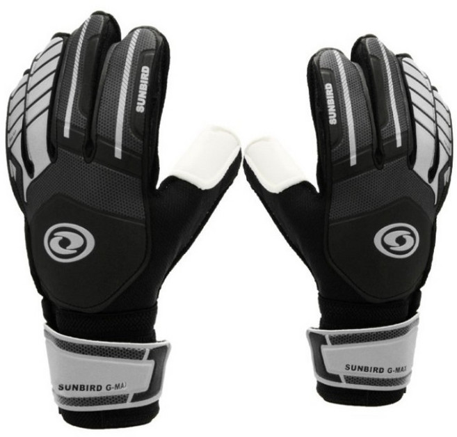 썬버드 축구 골키퍼장갑 양손착용 세트 G-MAX, 그레이