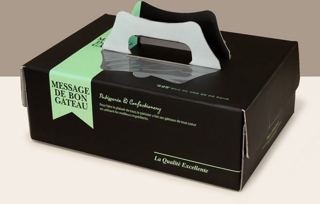 선물포장 디저트 파운드 받침포함 롤케이크상자 롤케익박스 파스텔리본 2호 가방식 5/25개, 25세트