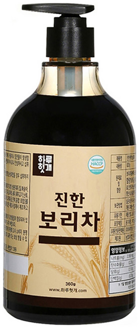 하루헛개차 헛개열매차 고농축원액96% 야관문차 옥수수수염차 사은품 휴대용용기 증정, 820g, 1개, 보리차