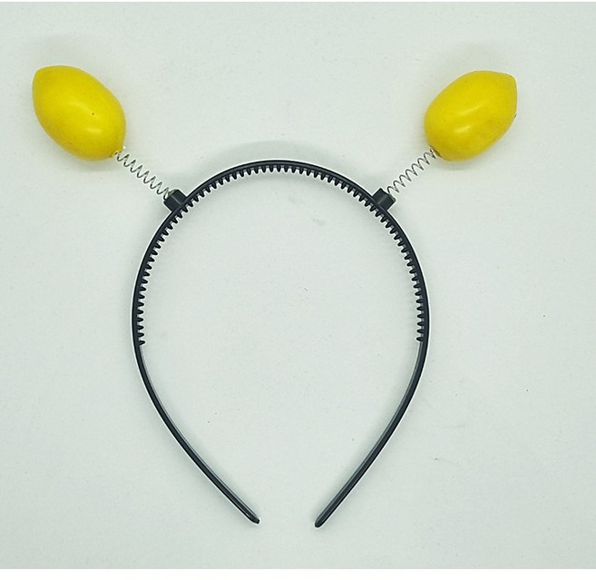 과일 채소 머리띠, 1개, 레몬머리띠