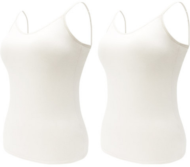 마른파이브 여성용 브리즈 모달 이너 캡나시 2p