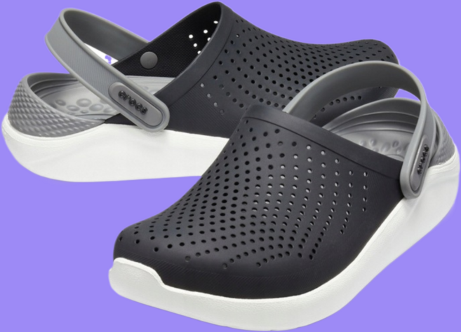 [크록스] 남여공용 라이트라이드 클로그 204592-05M 블랙 / 남자 여자 슬리퍼 물놀이신발 발편한슬리퍼