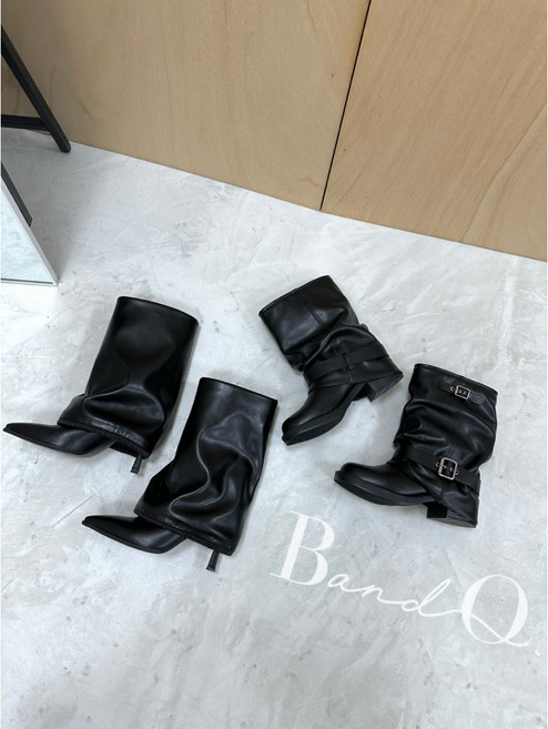 BandQ studio 韓國東大門秋冬精選美靴 女款時尚舒適美腿靴