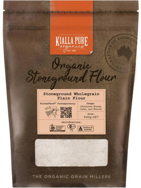 Kialla 키알라 스톤그라운드 통밀가루 450g 2팩