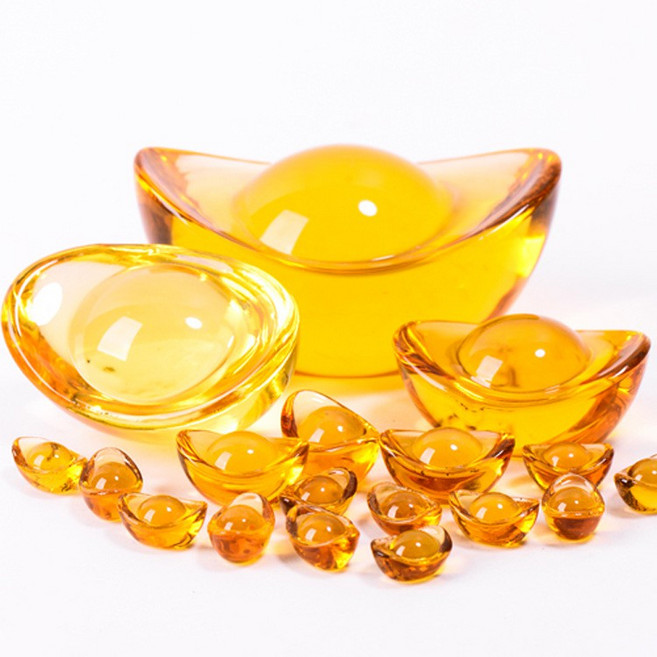 【微景小舖】招財金元寶 新年節日活動禮品 過年家居裝飾擺設, 1.4cm金元寶