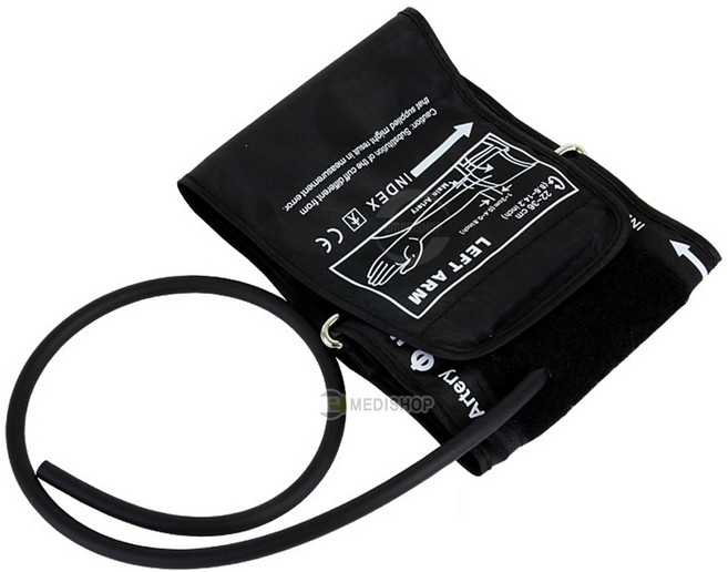 교체형 자동혈압계커프 혈압계커프 혈압계 혈압측정기커프 자동혈압계, 1개, 블랙