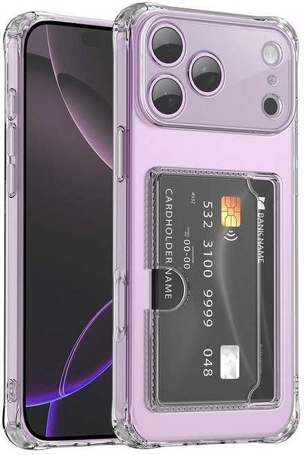 아이수트 카메라 보호 사이드 카드 3장 포켓 디펜더 클리어 범퍼 휴대폰 케이스