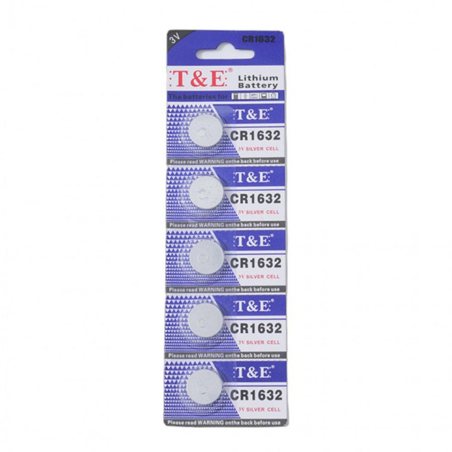 버튼셀 CR1632 3V 5알 리튬 전지 수은 건전지, 수은전지(CR1632) 5알, 1세트