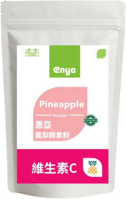 enya 恩亞 鳳梨酵素萃取粉 600CDU/g 維生素C, 1個, 500g/袋, 500g