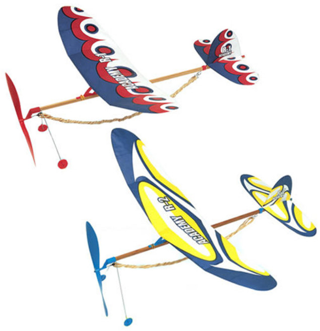 아카데미 R-1 R-2 고무동력기 초급 중급 글라이더