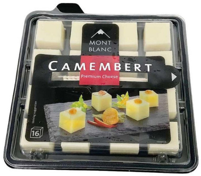 몽블랑 큐브치즈 까망베르 와인안주, 100g, 2개