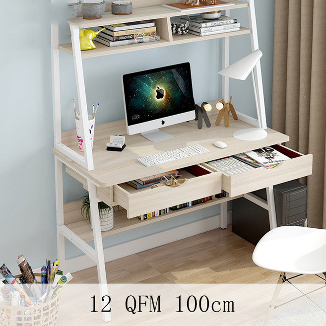 뉴타임즈13 컴퓨터탁상용 책상 이케아 경제형 가정용간이 책상 학생 글씨 쓰는 조합 XT15 A18, 12 QFM 100cm