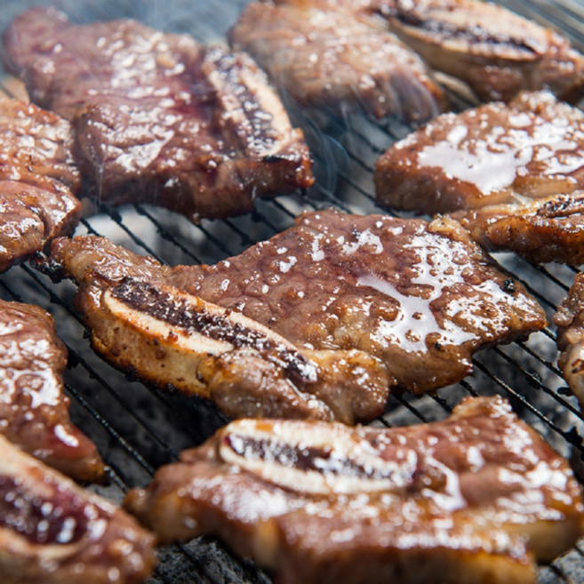 봄날장터 눈꽃마블링 양념LA갈비 500g, 1세트