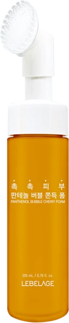 르베라쥬 버블폼 판테놀 브러쉬 클렌저 쫀득폼, 2개, 200ml - 쿠팡