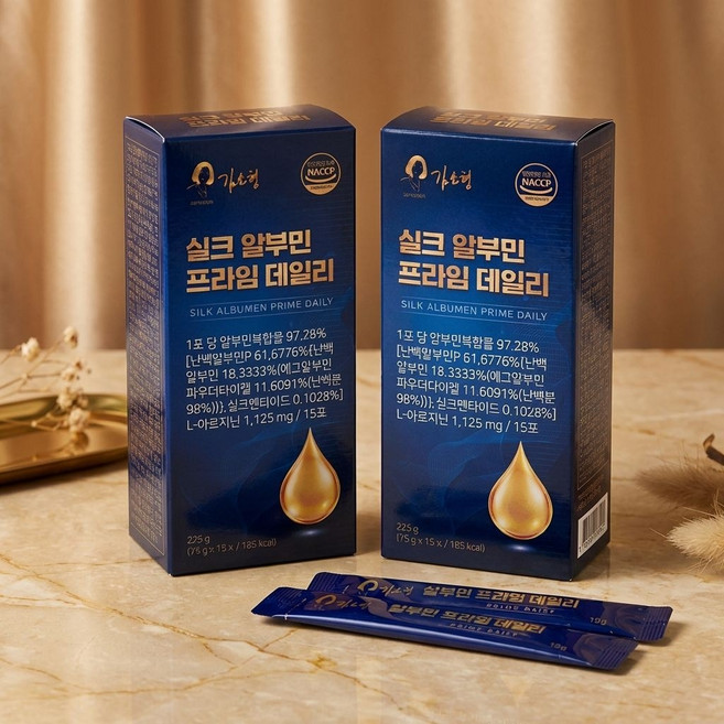 김소형 실크 알부민 프라임 데일리 30개 15g, 120개