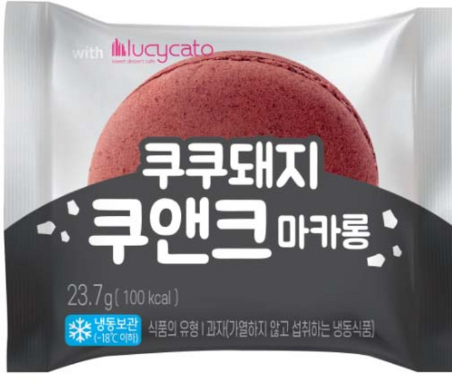 쿠쿠돼지 쿠앤크 마카롱, 24개, 23.7g