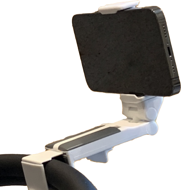 2세대 신제품 비행기 유모차 핸드폰 여행용 휴대용 거치대, 1개, 블랙