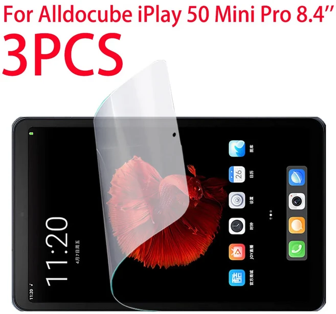 Alldocube iPlay 50 Mini Pro 용 3PCS PET 소프트 필름 화면 보호기 8.4 인치 2023 태블릿, 01 3P-iPlay 50 Mini Pro