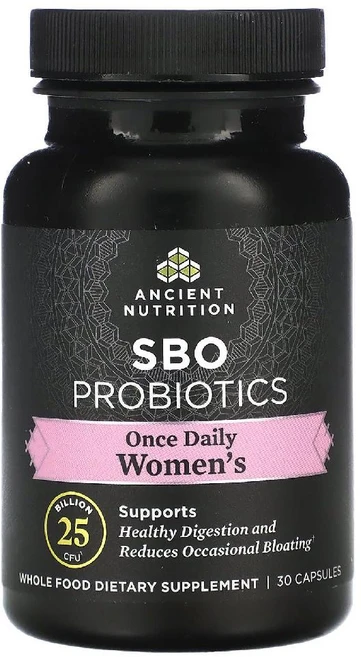 Ancient Nutrition SBO 프로바이오틱 하루 1회 우먼스 250억 CFU 30 캡슐, 1개 - 쿠팡