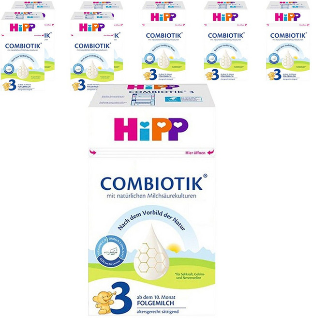 힙 콤비오틱 전분 분유 3단계, 8개, 600g
