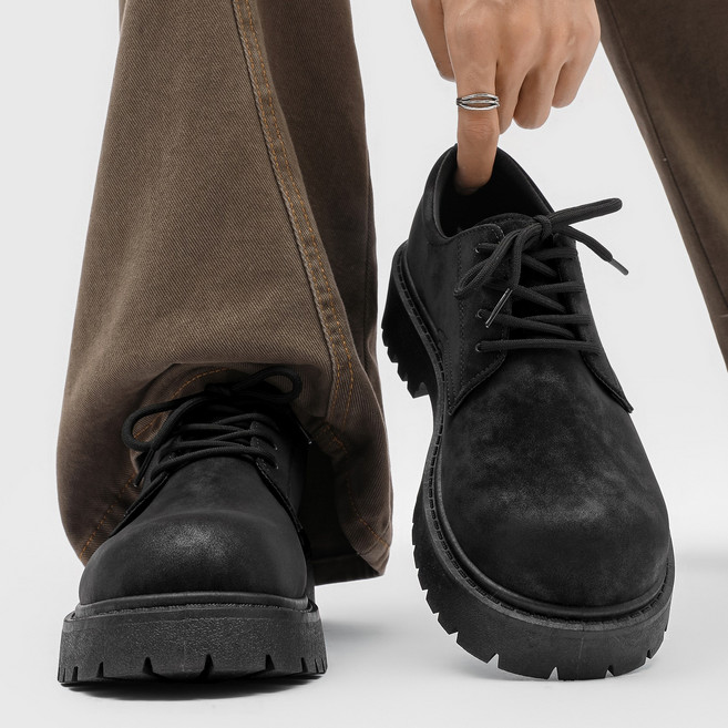 스타일닥터 남자 편안한 더비슈즈 로퍼 빈티지 구두 키높이 더비슈즈 로퍼